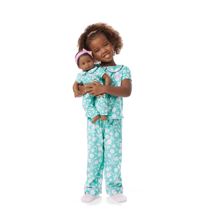 Flower Fun PJs for Little Girls & Bitty Baby® Dolls