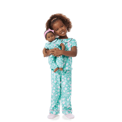 Flower Fun PJs for Little Girls & Bitty Baby® Dolls