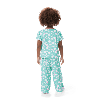 Flower Fun PJs for Little Girls & Bitty Baby® Dolls