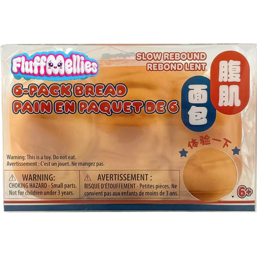 Fluffmellies 5 Inch Bread - Scented Slow Rise Squishy Toy