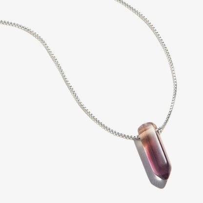 Fluorite Gemstone Necklace, Sterling Silver, Alex and Ani