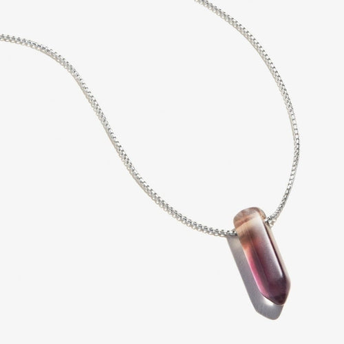 Fluorite Gemstone Necklace, Sterling Silver, Alex and Ani