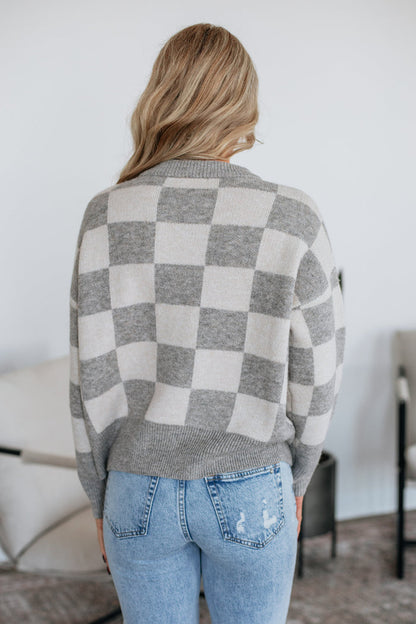 Flynn Checkered Sweater