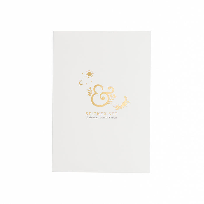 Forest Foxes Sticker Set - Archer and Olive