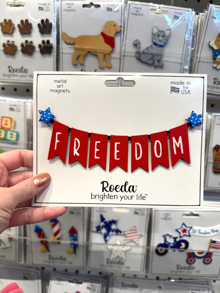 Freedom Banner Magnet (6.5"w)
