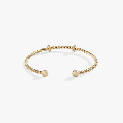 French Rope Charm Bracelet Cuff