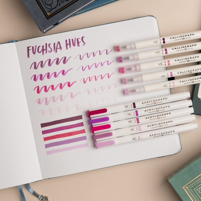 Fuchsia Hues Set - Archer and Olive