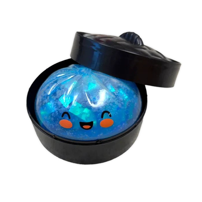 Fun Doh 4 Inch Mystery Black Steamer Glow in the Dark Dumpling Squishy Toy
