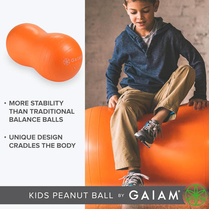 Gaiam Kids Active Seat Peanut Shaped Balance Sitting Ball