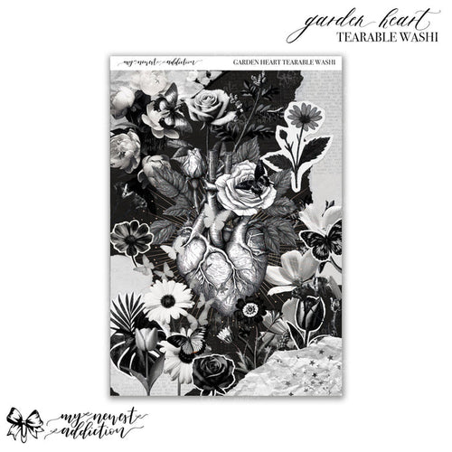 Garden Heart Tearable Washi