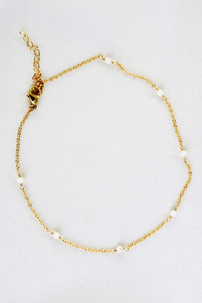 Gemstone anklet