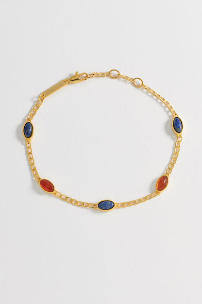 Gemstone Chain Bracelet