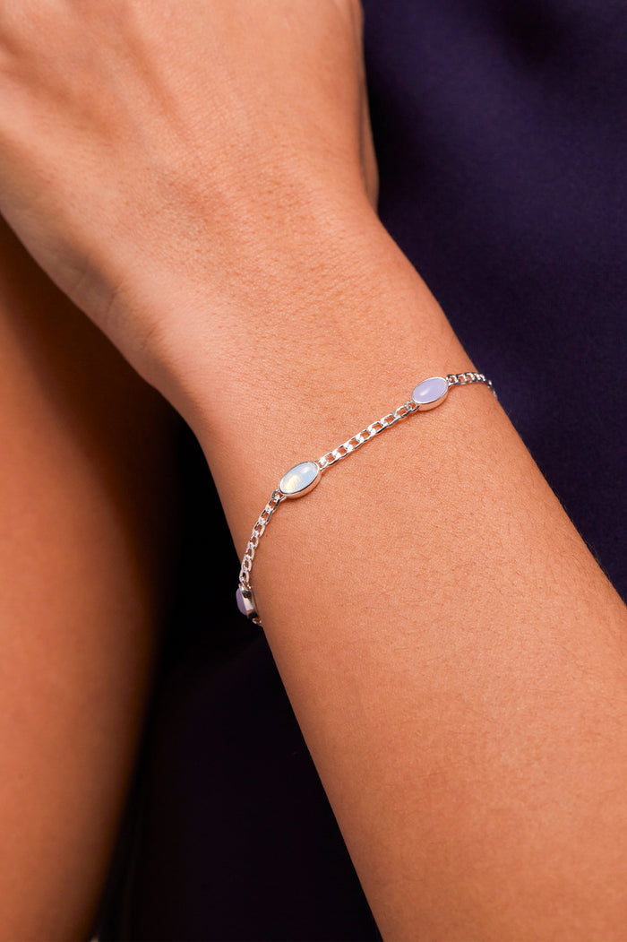 Gemstone Chain Bracelet