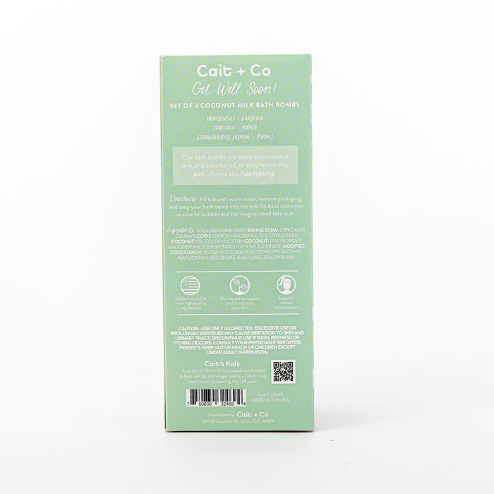 Get Well Soon Bath Bomb Gift Set