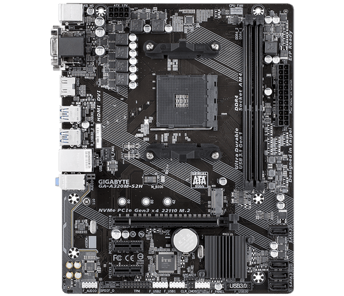 GIGABYTE GAA320MS2H AMD Socket AM4 AMD Ryzen 3000 Desktop Ready Motherboard