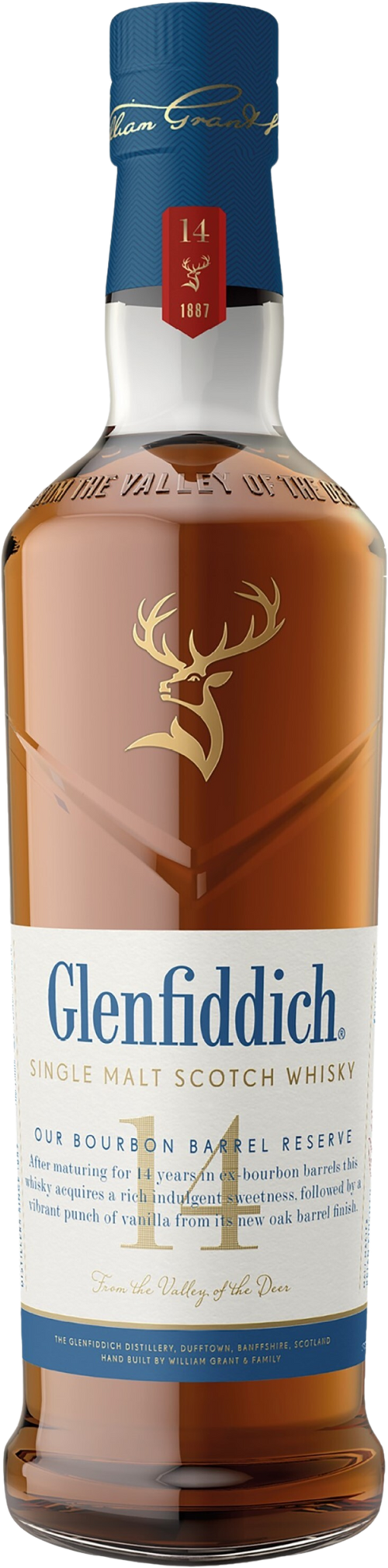 Glenfiddich 14 Year Old Bourbon Barrel Reserve.png