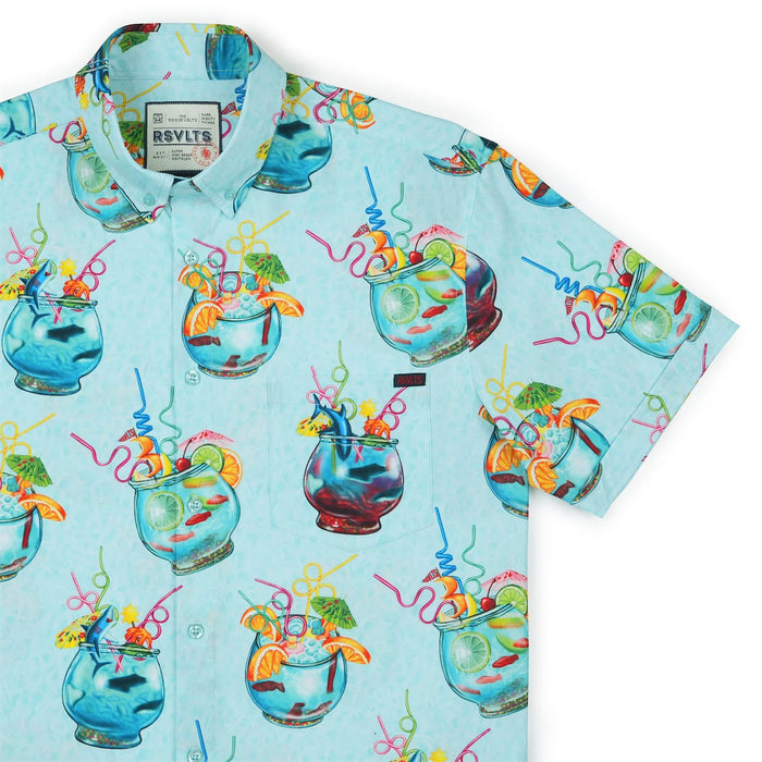 RSVLTS XS RSVLTS Short Sleeve Shirt Gone Sippin' – KUNUFLEX Short Sleeve Shirt Gone Sippin' – KUNUFLEX Short Sleeve Shirt