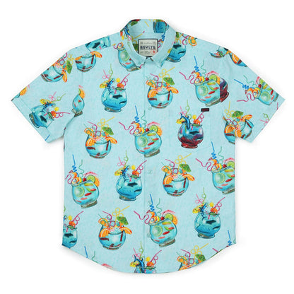 RSVLTS RSVLTS Short Sleeve Shirt Gone Sippin' – KUNUFLEX Short Sleeve Shirt Gone Sippin' – KUNUFLEX Short Sleeve Shirt