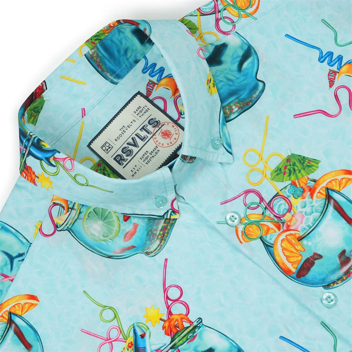 RSVLTS RSVLTS Short Sleeve Shirt Gone Sippin' – KUNUFLEX Short Sleeve Shirt Gone Sippin' – KUNUFLEX Short Sleeve Shirt