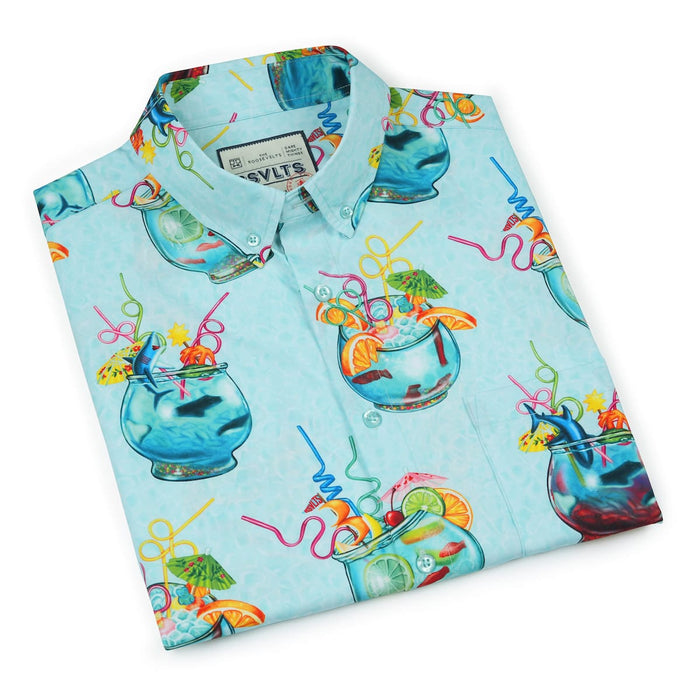 RSVLTS RSVLTS Short Sleeve Shirt Gone Sippin' – KUNUFLEX Short Sleeve Shirt Gone Sippin' – KUNUFLEX Short Sleeve Shirt