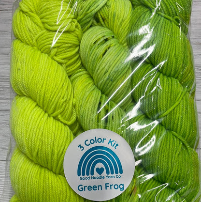 Green Frog / Sparkly DK