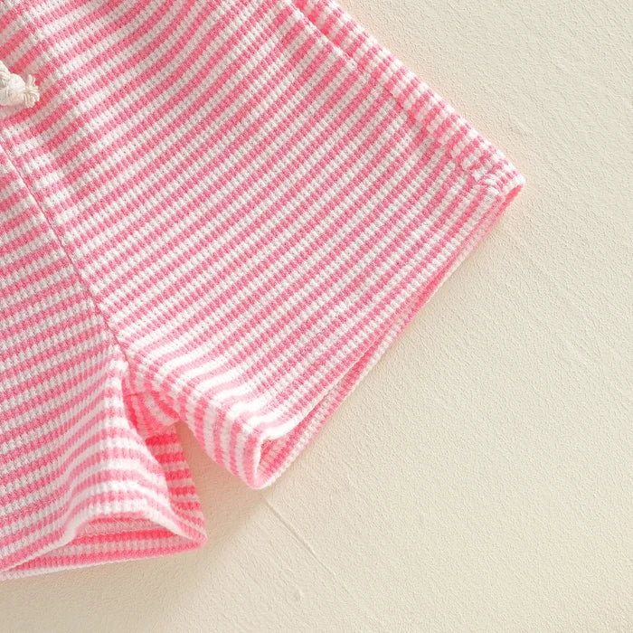 GOOSE Striped Ruffle Outfit