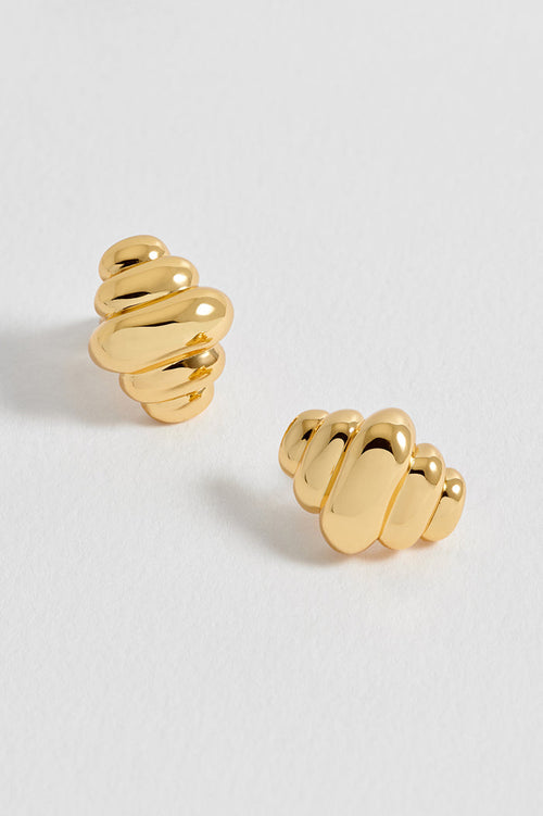 Graduating Sculptural Stud Earrings