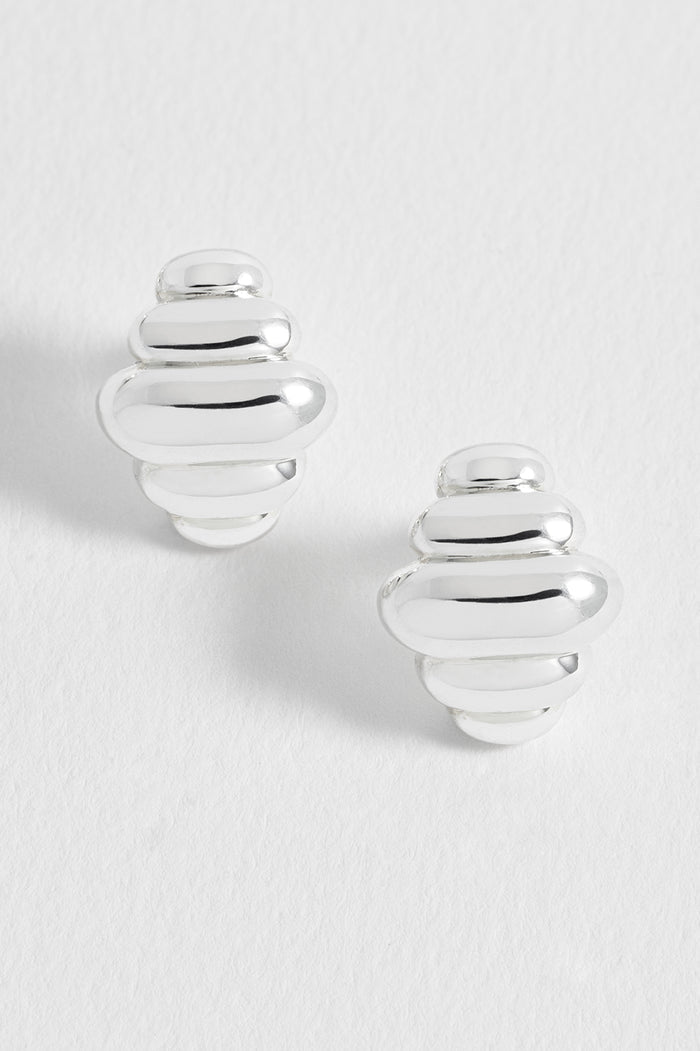 Graduating Sculptural Stud Earrings