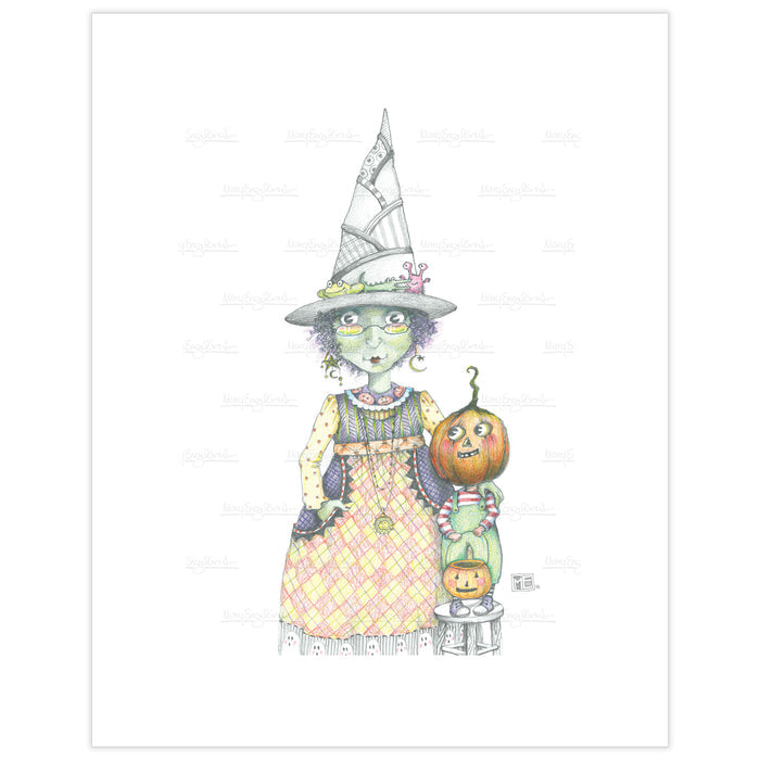Grandma Witch Fine Art Print