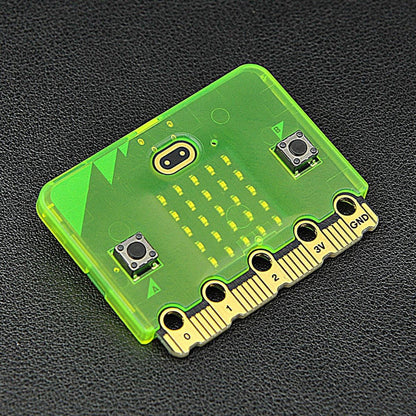 Green Frosted Case for micro:bit V2 [Discontinued] by Elecfreaks - The Pi Hut