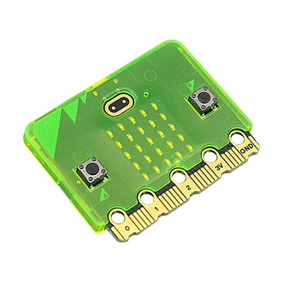 Green Frosted Case for micro:bit V2 [Discontinued] by Elecfreaks - The Pi Hut