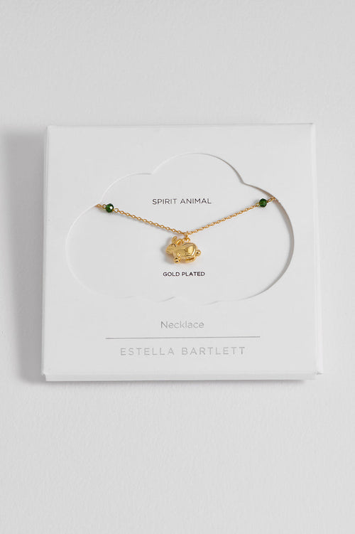 Green Rabbit Necklace
