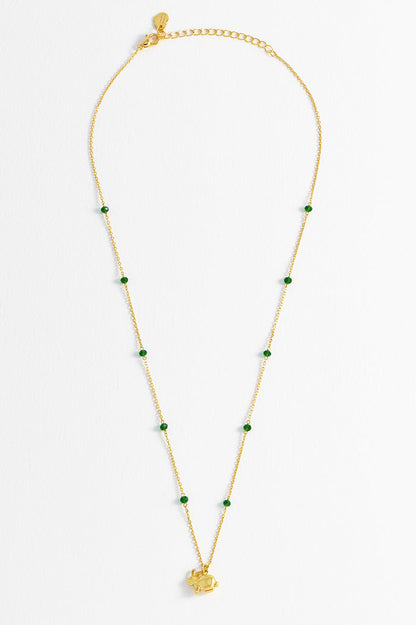 Green Rabbit Necklace
