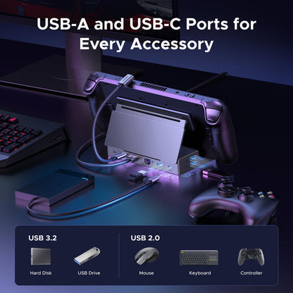 GREEN Steam Deck Docking Station (9 - Port, 4K@120Hz, 100W) - UGREEN EU
