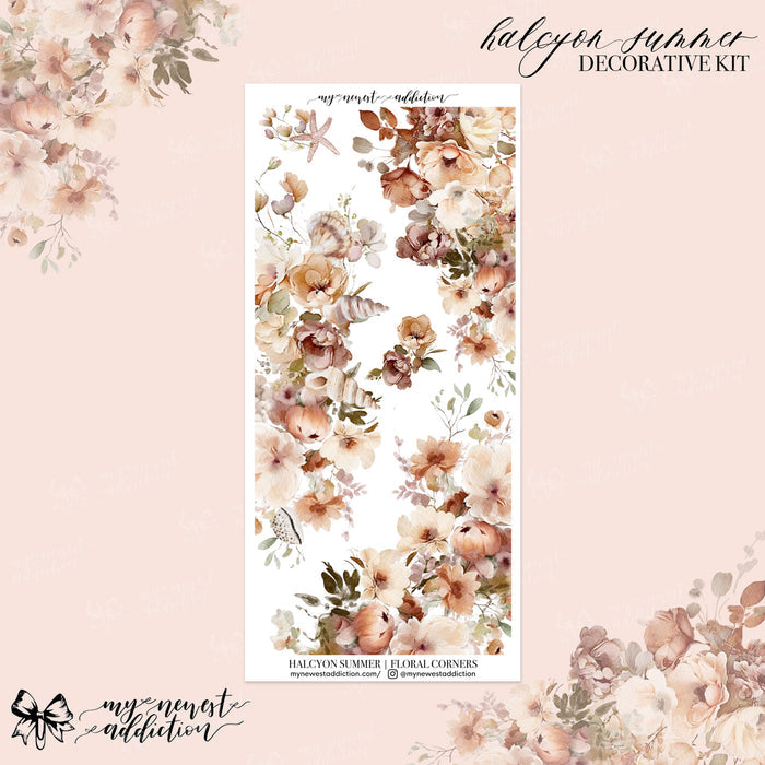 Floral Corners and Edges / Premium Matte