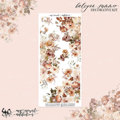 Floral Corners and Edges / Premium Matte