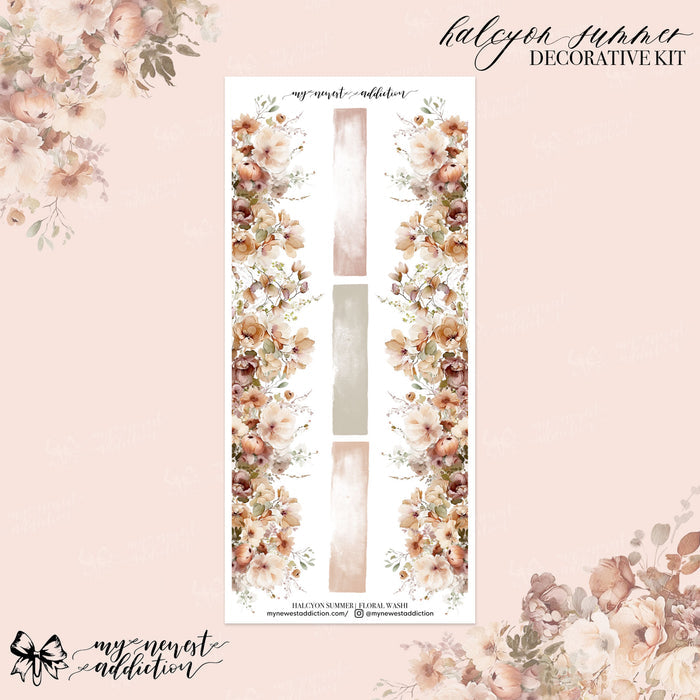 Floral Washi / Premium Matte