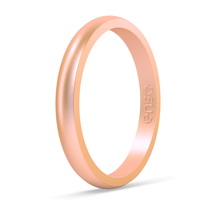 Aura Classic Halo Silicone Ring - Peachglow
