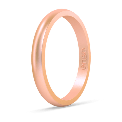 Aura Classic Halo Silicone Ring - Peachglow