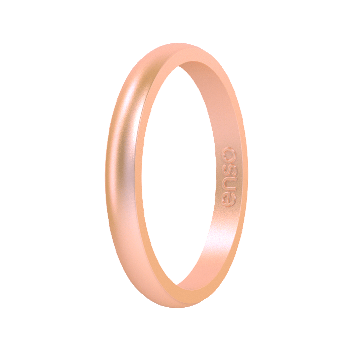 Aura Classic Halo Silicone Ring - Peachglow