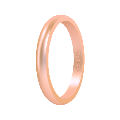 Aura Classic Halo Silicone Ring - Peachglow