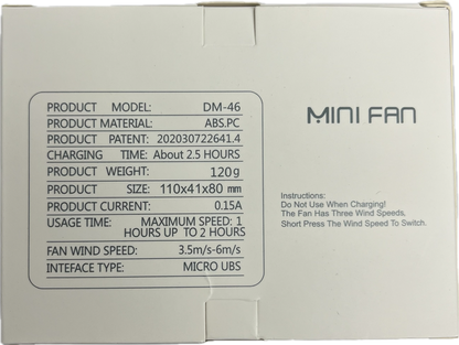 Halter Mini Fan DM46