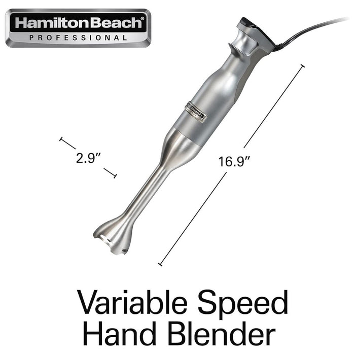 HAMILTON BEACH 59750C Professional Variable Speed Hand Blender