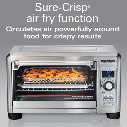 HAMILTON BEACH Professional Sure-Crisp Digital Air Fryer Countertop Toaster Oven - 31243