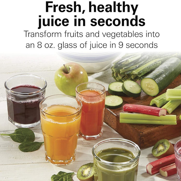 HAMILTON BEACH Whole Fruit Juicer Machine, Centrifugal Extractor - 67840
