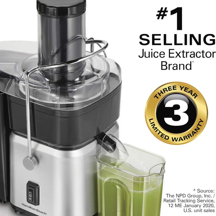 HAMILTON BEACH Whole Fruit Juicer Machine, Centrifugal Extractor - 67840