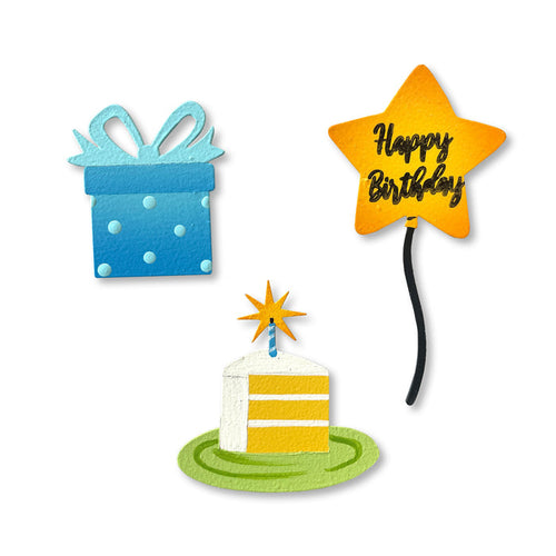 Happy Birthday Magnets S/3