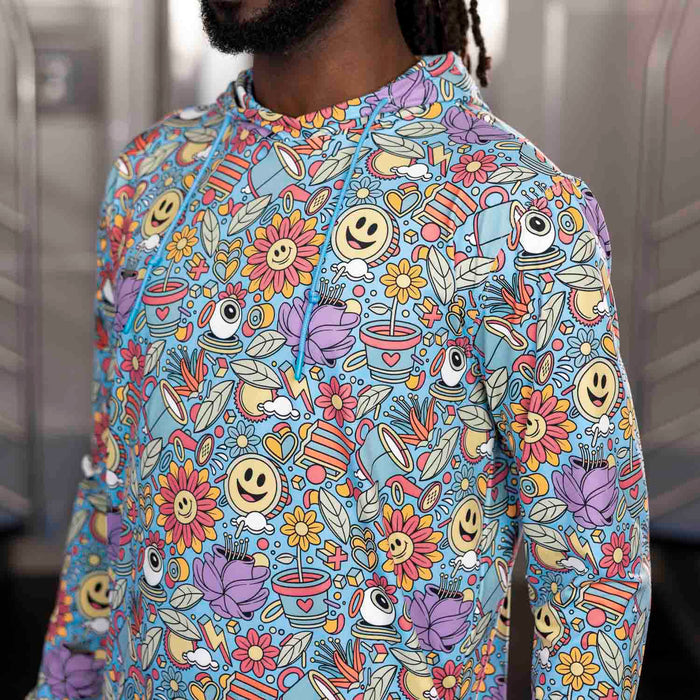 RSVLTS RSVLTS Hoodie Happy Dazed – Performance Hoodie Happy Dazed – Performance Hoodie