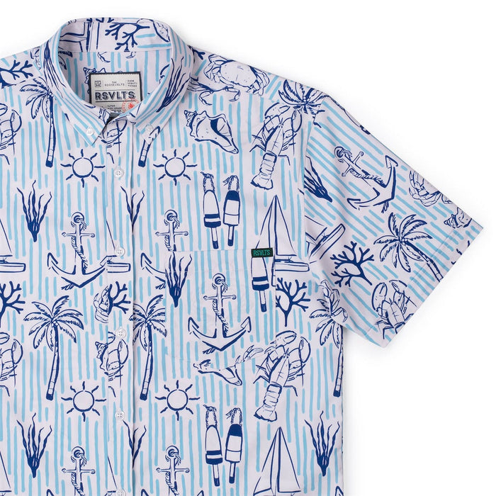 RSVLTS XS RSVLTS Short Sleeve Shirt Harbor Life – KUNUFLEX Short Sleeve Shirt Harbor Life – KUNUFLEX Short Sleeve Shirt