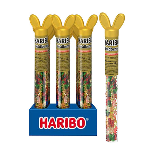 Haribo Goldbear Easter Gummy Candy Tubes - 12 Count